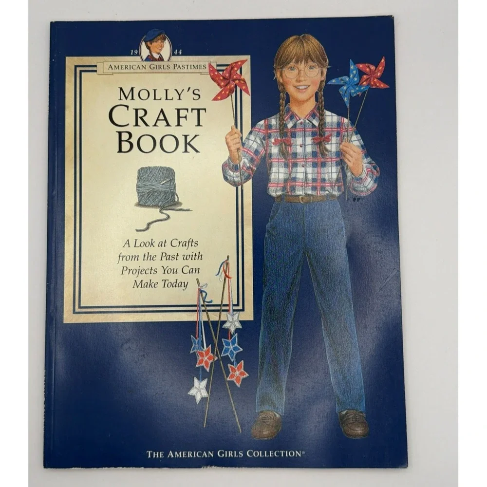American Girl Molly Felicity 3 Book Lot World 1944 1774 Craft Book Vintage